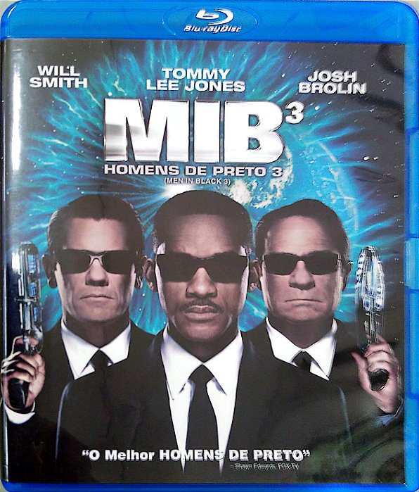 Dvd [blu-ray] Homens de Preto 3 (mib) Editora (2012) [usado]
