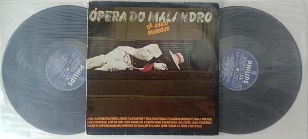 Disco de Vinil Ópera do Malandro - Duplo Interprete Chico Buarque (1979) [usado]