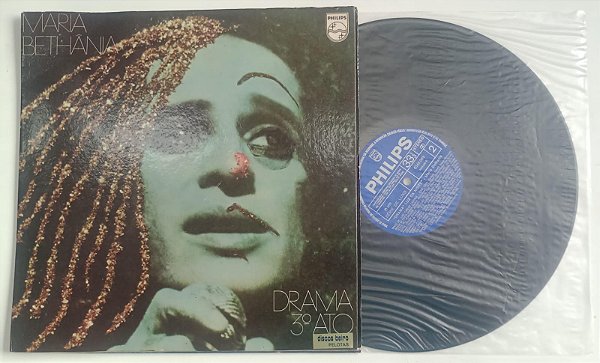 Disco de Vinil Drama / Luz da Noite - Lp 1973 Interprete Maria Bethânia (1973) [usado]