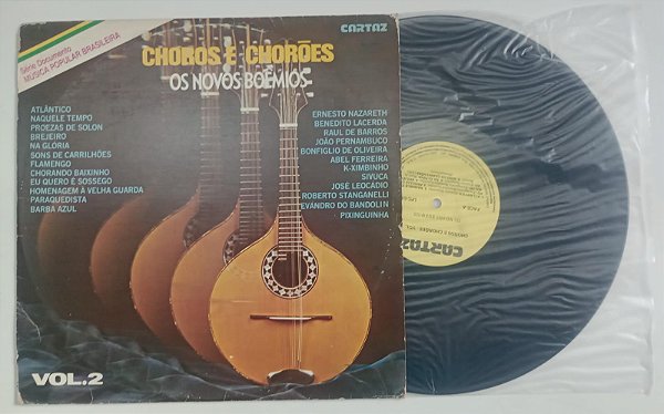 Disco de Vinil Choros e Chorões 2 Interprete os Novos Boêmios [usado]