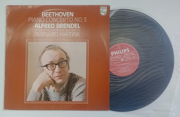 Disco de Vinil Beethoven / Concerto Nº 3 Interprete Alfred Brendel (1979) [usado]