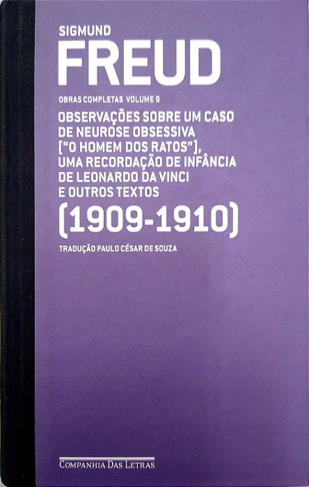 Livro Obras Completas, Volume 9: Observações sobre um Caso de Neurose Obsessiva Autor Freud, Sigmund (2019) [seminovo]