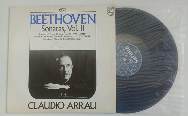 Disco de Vinil Beethoven / Sonatas 2 Interprete Claudio Arrau (1981) [usado]