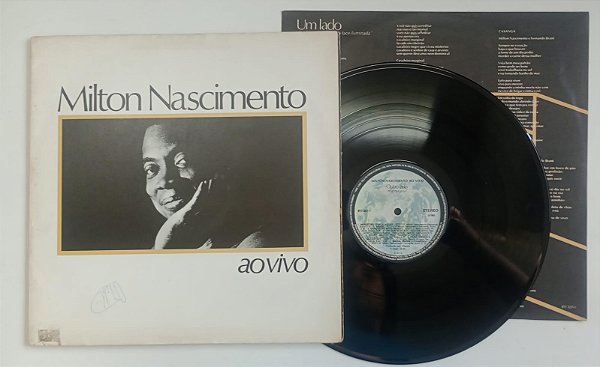 Disco de Vinil ao Vivo / Lp 1983 Interprete Milton Nascimento (1983) [usado]