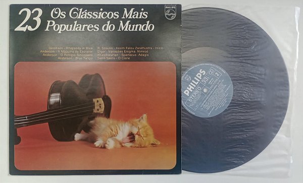Disco de Vinil Clássicos Mais Populares do Mundo 23 Interprete Orquestras (1976) [usado]