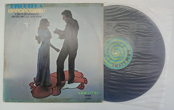 Disco de Vinil Discoteca Hippopotamus 3 Interprete Vários Artistas (1976) [usado]