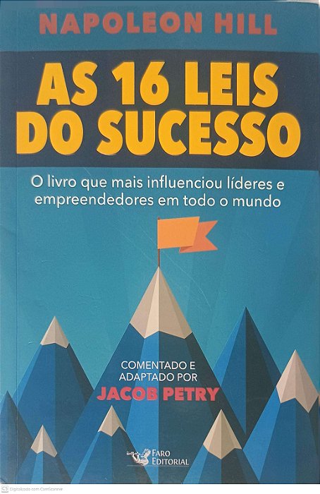 Livro as 16 Leis do Sucesso Autor Petry, Jacob (2017) [usado]