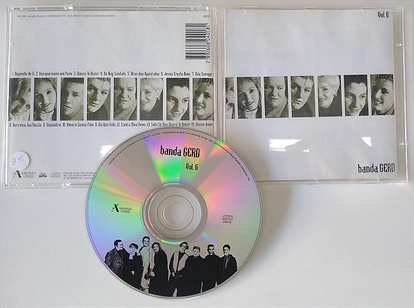 Cd Banda Gerd - Vol. 6 Interprete Banda Gerd (1999) [usado]