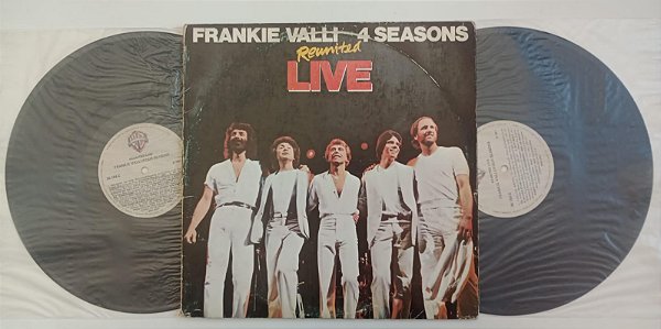Disco de Vinil Reunited Live - Lp 1981 Duplo Interprete Frank Valli e 4 Seasons (1981) [usado]