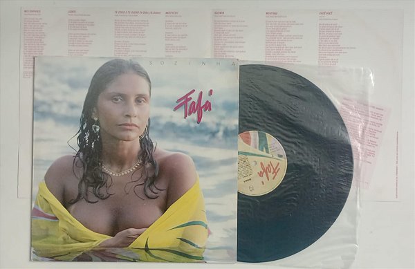 Disco de Vinil Sozinha / Lp 1988 Interprete Fafá de Belém (1988) [usado]
