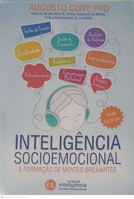 Livro Inteligência Socioemocional Autor Cury, Augusto (2013) [seminovo]