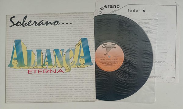 Disco de Vinil Soberano - Lp 1993 Interprete Aliança Eterna (1993) [usado]