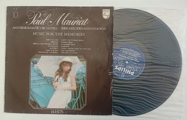Disco de Vinil Music For The Memories / Lp Interprete Paul Mauriat (1974) [usado]