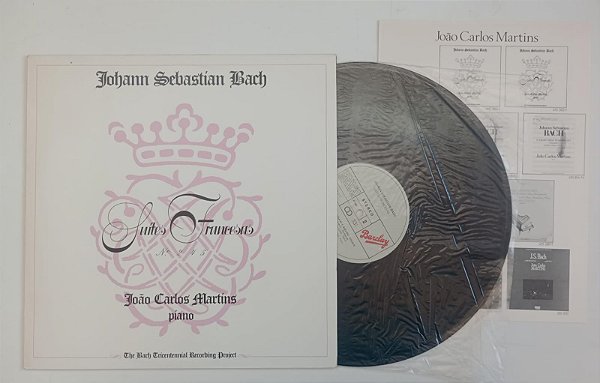 Disco de Vinil Bach - Suites Francesas / Lp 1984 Interprete João Carlos Martins (1984) [usado]