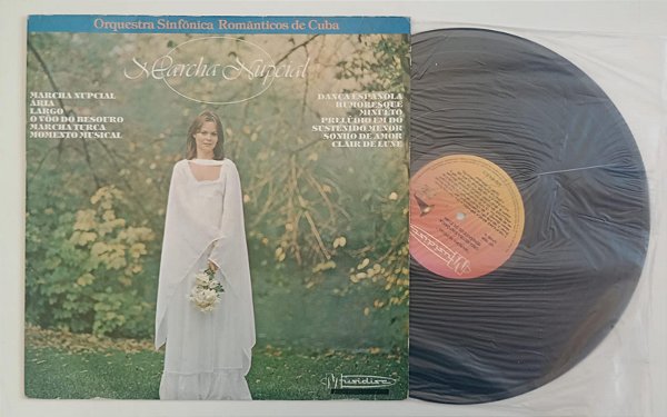 Disco de Vinil Marcha Nupcial / Lp Interprete Orquestra Românticos de Cuba [usado]