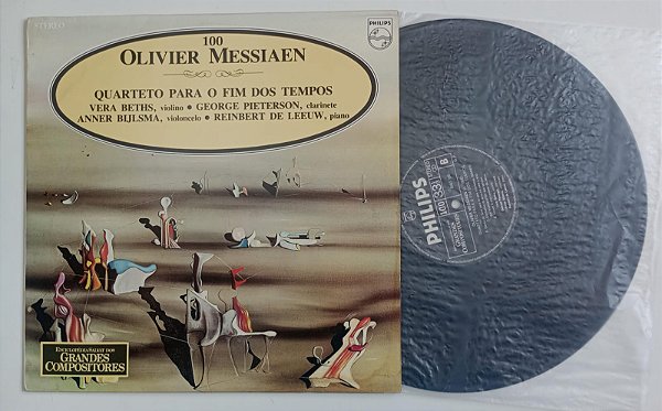 Disco de Vinil Messiaen / Lp 1981 Interprete Quarteto para o Fim dos Tempos (1981) [usado]