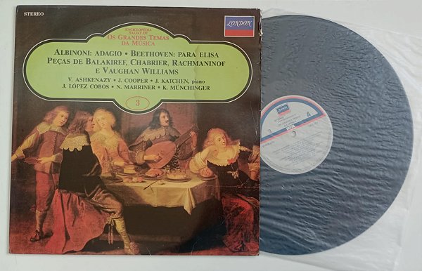 Disco de Vinil Albioni / Beethoven / Balakiref / Williams - Lp Interprete Orquestras [usado]