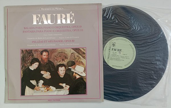 Disco de Vinil Fauré - Balada e Fantasia / Lp 1984 Interprete Orquestra (1984) [usado]