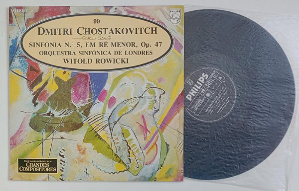 Disco de Vinil Chostakovitch - Sinfonia 5 / Lp 1981 Interprete Orquestra (1981) [usado]
