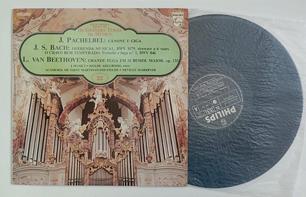 Disco de Vinil Pachelbel / Bach / Beethoven - Lp Salvat Interprete Orquestras [usado]