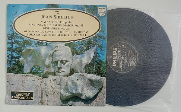 Disco de Vinil Sibelius - Valsa e Sinfonia / Lp 1981 Interprete Orquestra (1981) [usado]