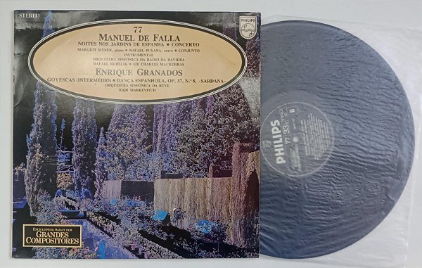 Disco de Vinil Falla / Granados - Lp 1981 Salvat Interprete Orquestras (1981) [usado]