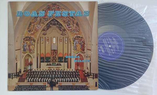 Disco de Vinil Boas Festas / Marchas Rancho - Lp Interprete Coral Willys (1980) [usado]