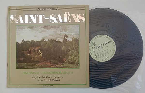 Disco de Vinil Saint-saens - Sinfonia 3 / Lp 1984 Interprete Orquestra (1984) [usado]