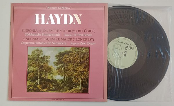 Disco de Vinil Haydn - Sinfonia 101 e 104 / Lp 1984 Interprete Orquestras (1984) [usado]