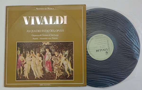 Disco de Vinil Vivaldi - 4 Estações / Lp 1982 Interprete Orquestra (1982) [usado]