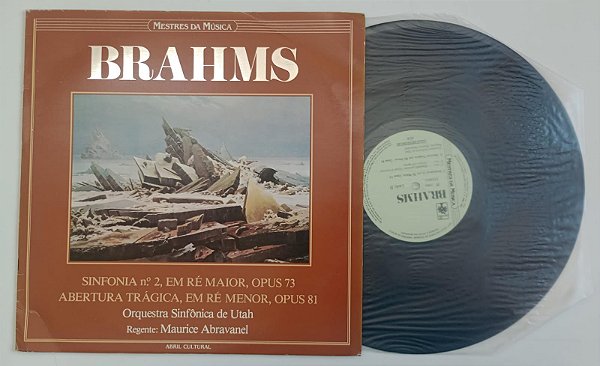 Disco de Vinil Brahms - Sinfonia e Abertura Trágica / Lp 1984 Interprete Orquestra (1984) [usado]