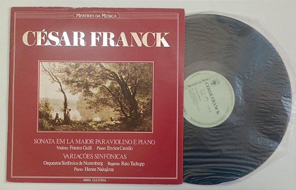 Disco de Vinil César Franck - Sonata / Lp 1983 Interprete Orquestra (1983) [usado]
