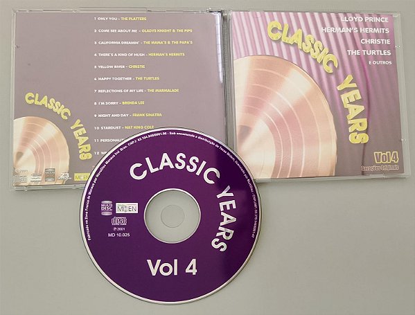 Cd Classic Years, Vol. 4 Interprete Vários (2001) [seminovo]