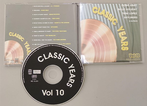 Cd Classic Years, Vol. 10 Interprete Vários (2001) [seminovo]