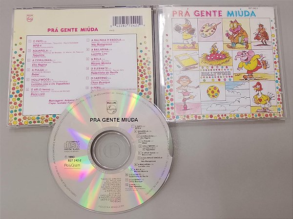 Cd Prá Gente Miúda Interprete Vários (1993) [usado]