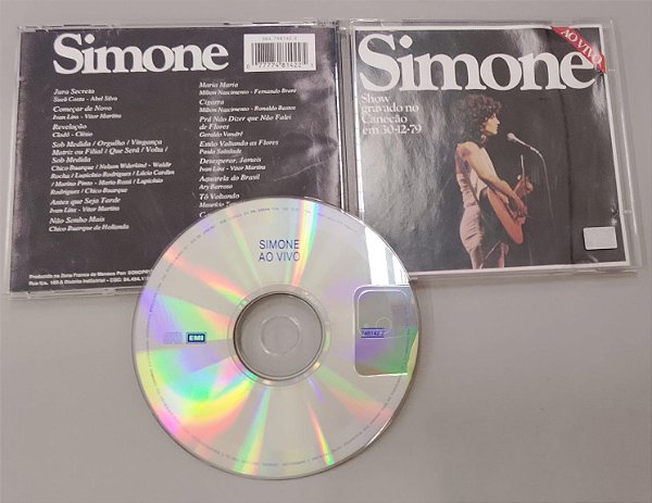 Cd Simone ao Vivo Interprete Simone [usado]