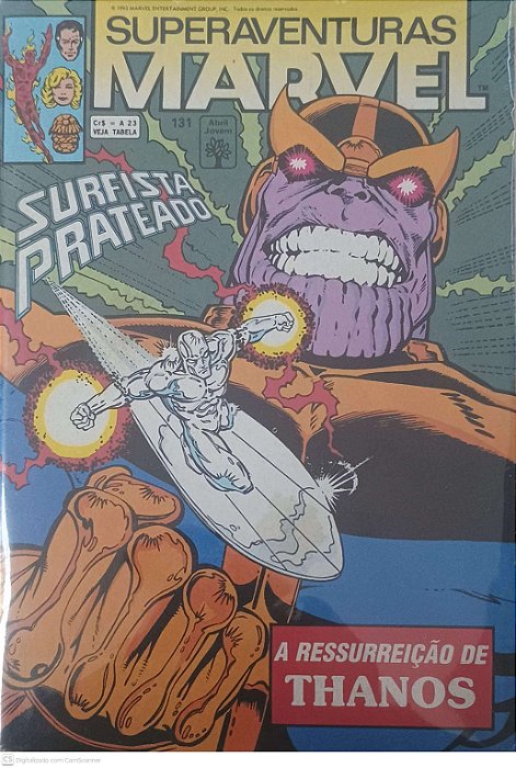 Gibi Superaventuras Marvel Nº 123 Autor Carina, Claudio (1993) [usado]