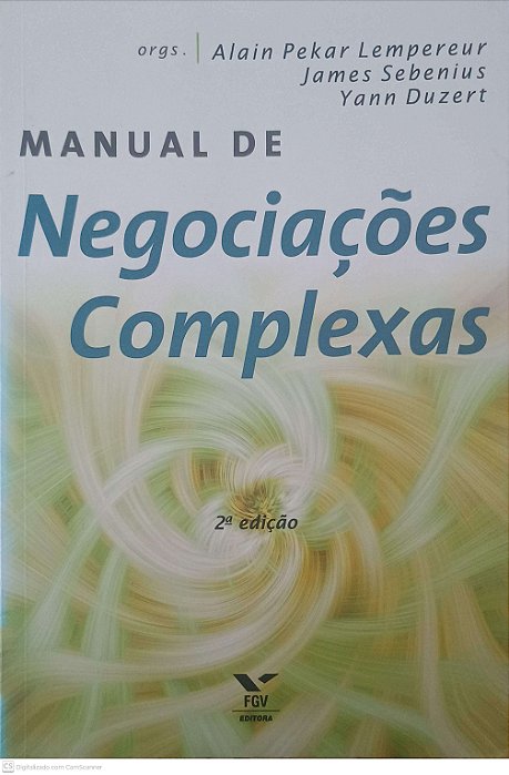 Livro Manual de Negociações Complexas Autor Lempereur, Alain Pekar (2009) [usado]