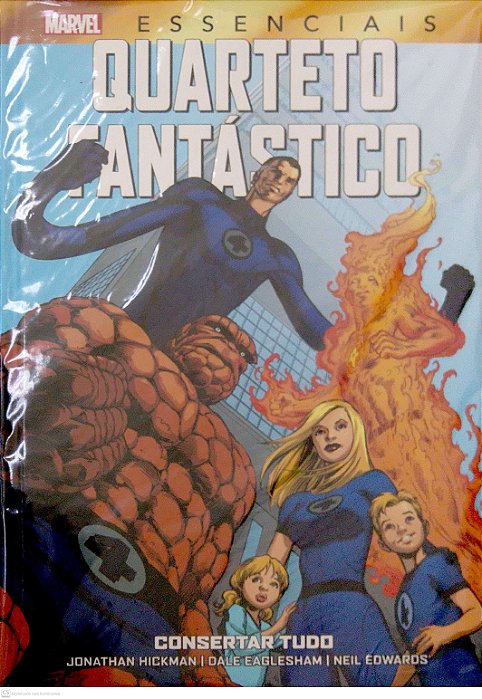Gibi Quarteto Fantástico [marvel Essenciais] Autor Hickman, Jonathan (2021) [seminovo]