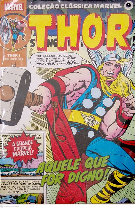 Gibi Thor 1 [coleção Clássica Marvel, 9] Autor (2021) [seminovo]