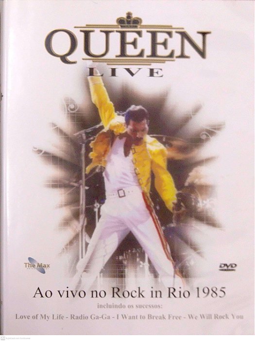 Dvd Queen - ao Vivo no Rock In Rio 1985 Editora [seminovo]