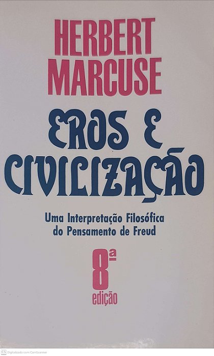 Livro Eros e Civilização Autor Marcuse, Herbert (1999) [usado]