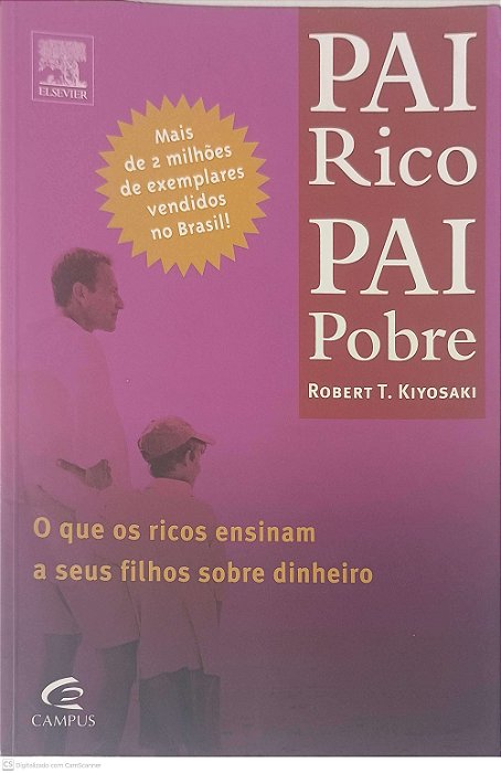 Livro Pai Rico, Pai Pobre Autor Kiyosaki, Robert T. (2000) [usado]