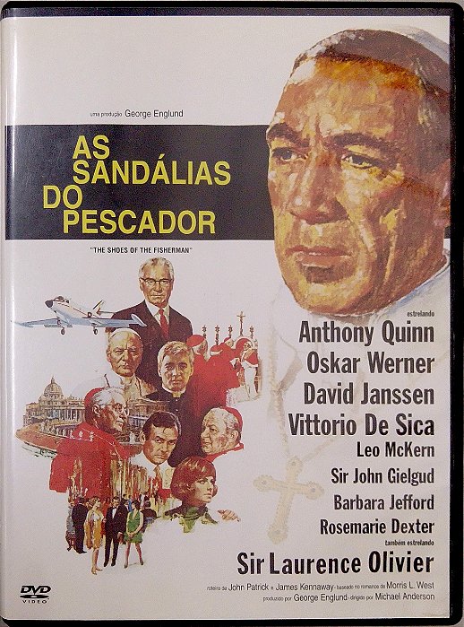 Dvd as Sandálias do Pescador Editora (2010) [seminovo]