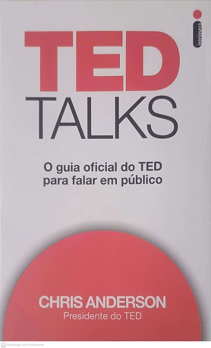 Livro Ted Talks: o Guia Oficial do Ted para Falar em Público Autor Anderson, Chris (2016) [usado]