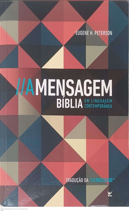 Livro a Mensagem Biblia em Linguagem Contêmporânea Autor Peterson, Eugene H (2016) [usado]