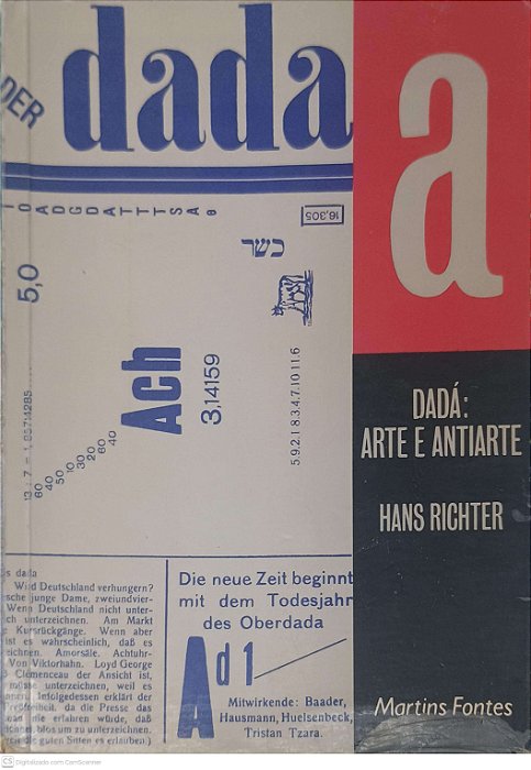 Livro Dadá: Arte e Antiarte Autor Richter, Hans [usado]