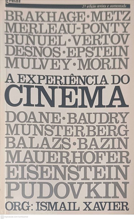 Livro a Experiência do Cinema Autor Xavier, Ismail (1983) [usado]