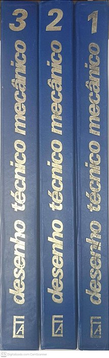 Livro Manual de Desenho Tecnico Mecanico - Curso Completo 3 Volumes Autor Varios Autores [usado]