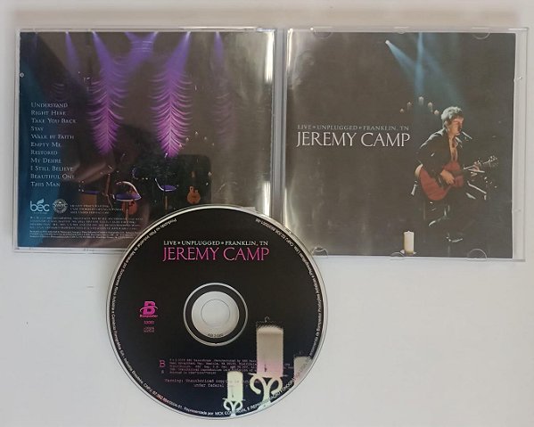 Cd Live Unplugged Interprete Jeremy Camp (2006) [seminovo]